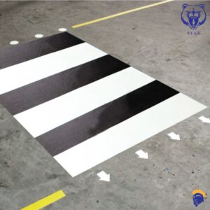 Warehouse Zebra Crossing - 300mm wide x 1m long section   SKU-F2092