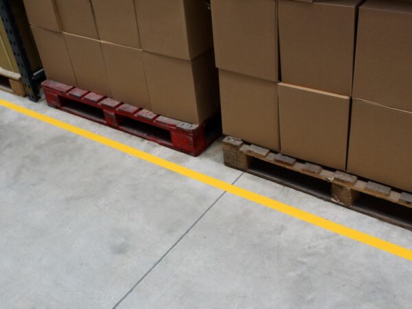 Invictus Tiger Warehouse Floor Vinyl Tape - Toughest, most durable thin profile Tape for Floors available  SKU-F2176 - Image 5