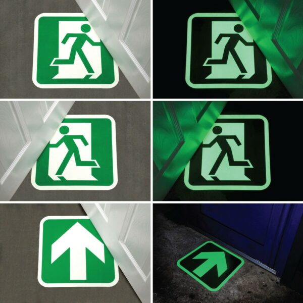 Fire Exit Signs Photoluminescent   SKU-F1672